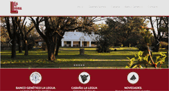 Desktop Screenshot of laleguasa.com.ar